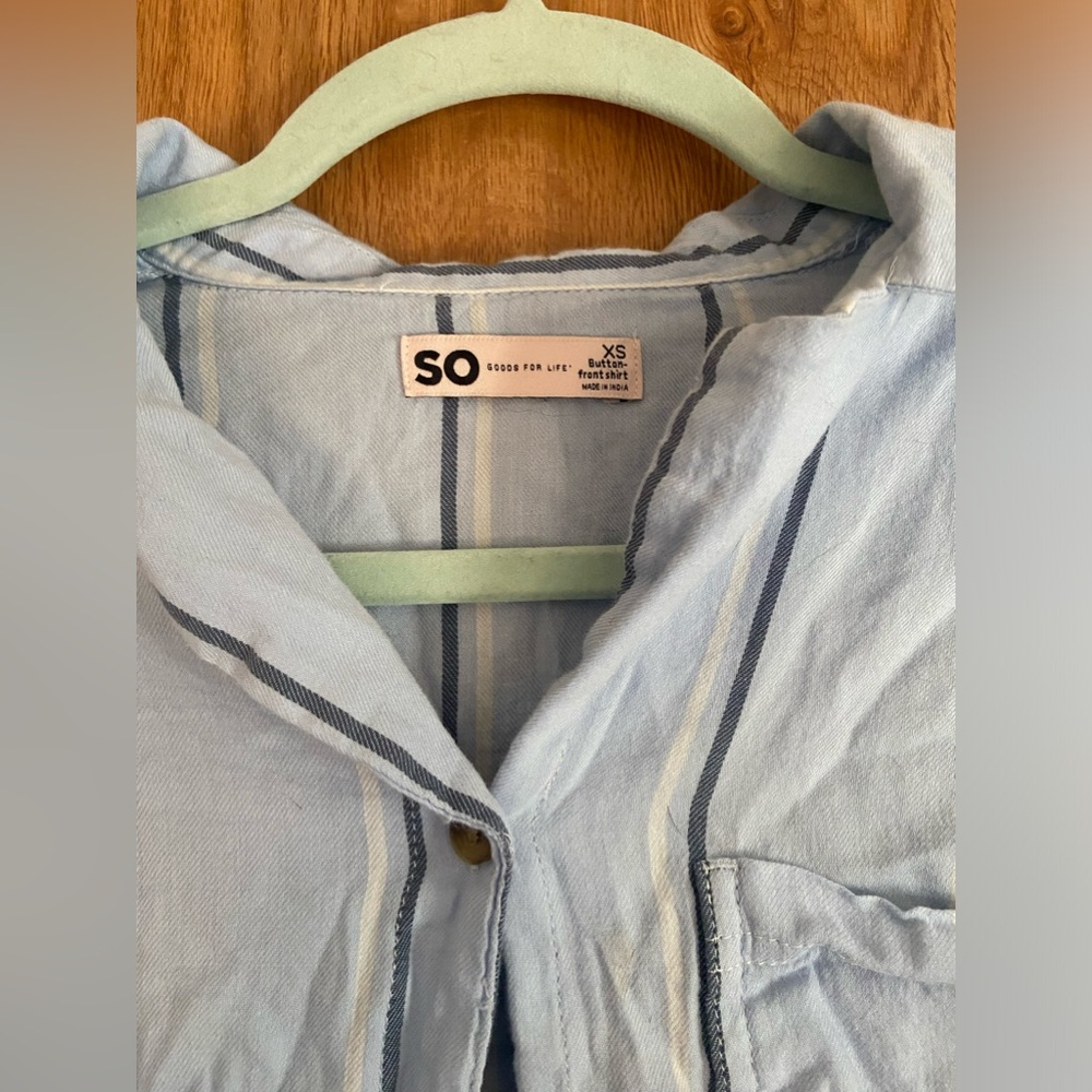 Cropped Button Up
